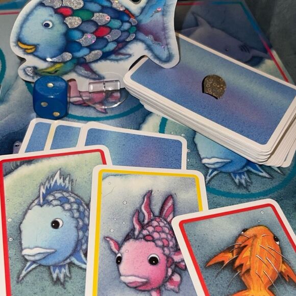 Vintage 1999 The Rainbow Fish Game Ravensburger Marcus Pfister COMPLETE - Picture 1 of 5